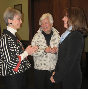 Susie Webb Ries, Julie Webb, and then-First Lady Crissy Haslam